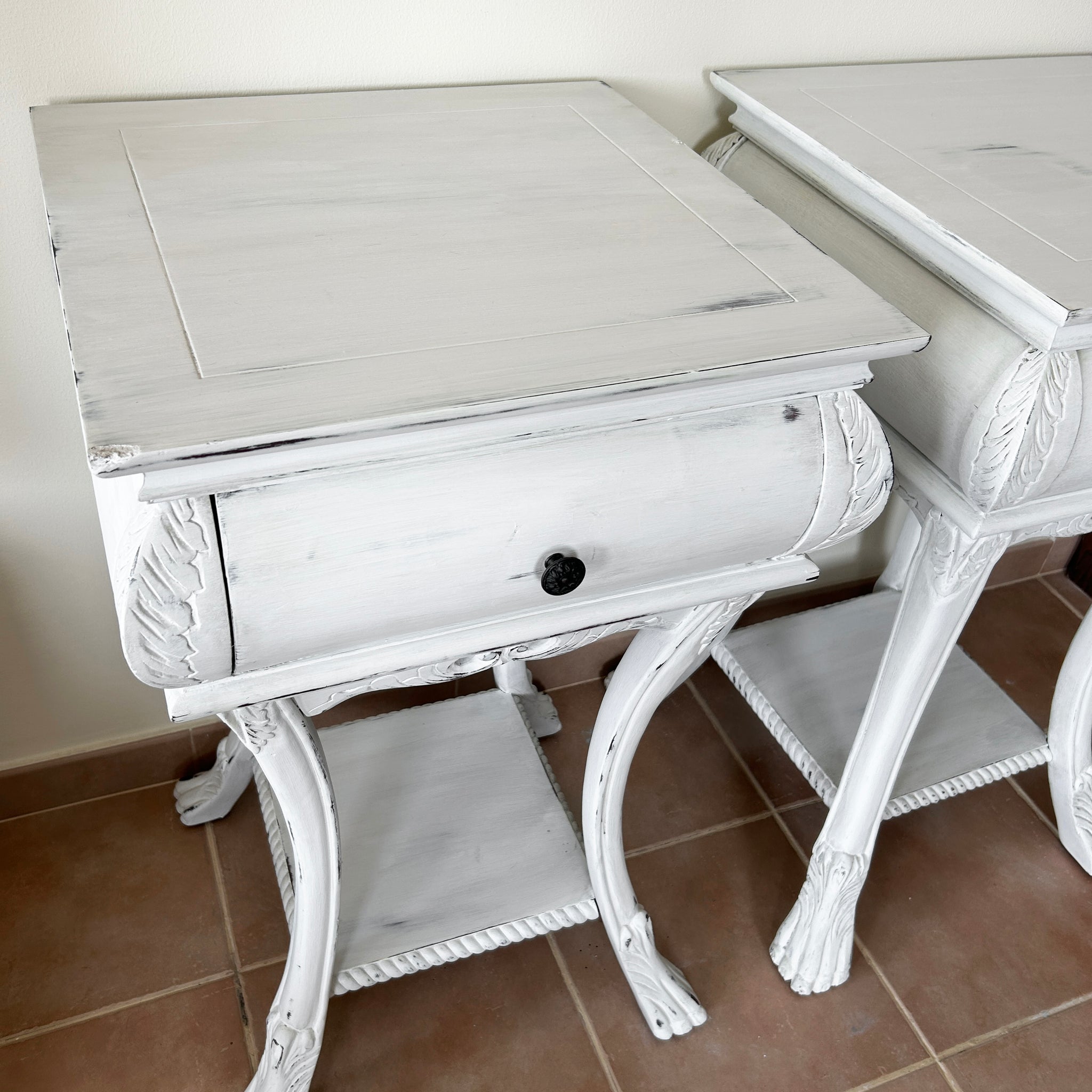 Shabby Chic Console Table Set