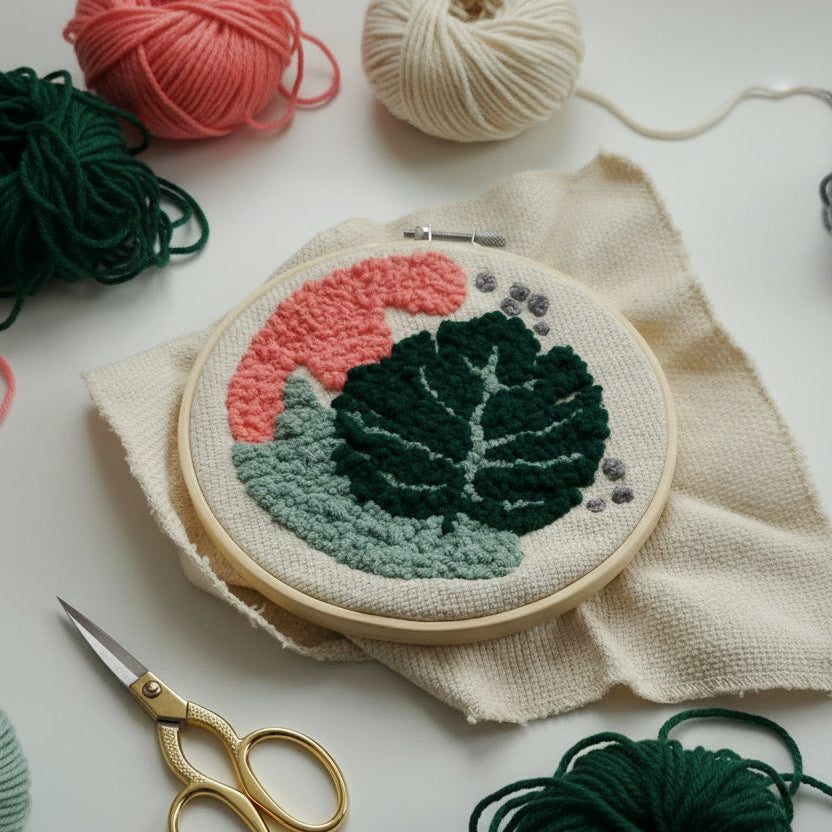 Kids Punch Needling Workshop Party Package